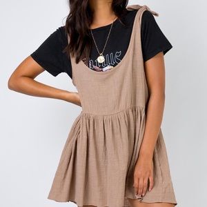 Juniper mini dress-mocha